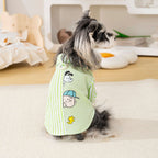 Pet clothes dog cat clothes breathable pet clothing spring and summer new pet 26 fun patchwork shirt