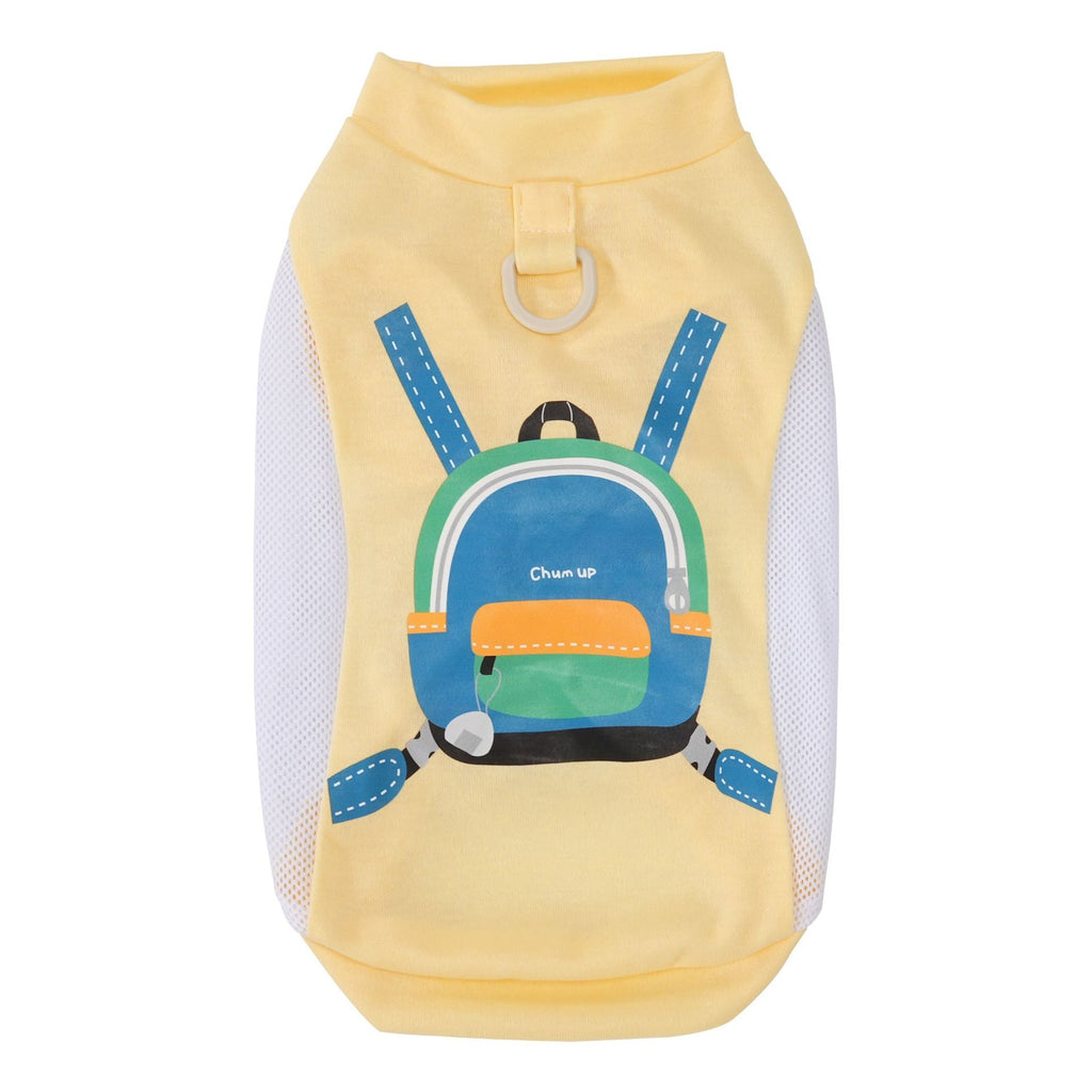 Pet clothes dog clothes cat pet clothing spring and summer new pet vest t-shirt 26 backpack printed t-shirt