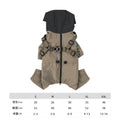 Cross Border pet Clothing dog Raincoat Leash-friendly Waterproof Outdoor Windbreaker