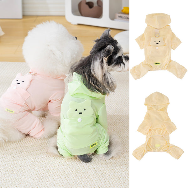 Dog cooling vest - summer anti-insect, four-legged, ice-feel sun protection, antibacterial pet cooling shirt - short sleeve