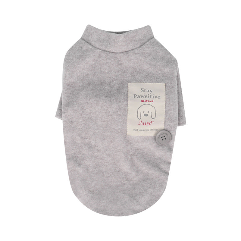 Fall Winter New dog Clothes Simple Two Leg Base Layer Teddy Bichon Wholesale