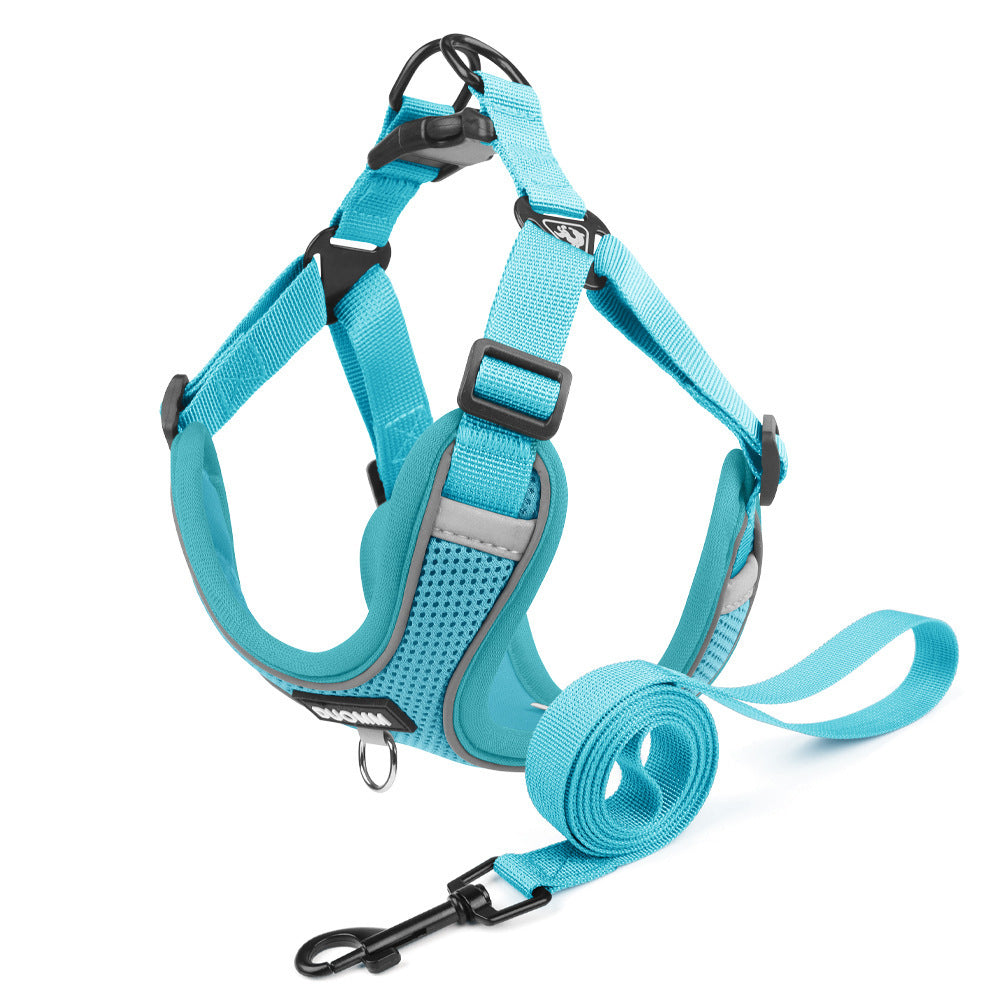 pet Leash Outdoor Corgi Harness French Bulldog dog Harness Vest Breathable Walking