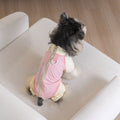 Pet apparel, dog clothes, four-legged outfit, korean style, new spring/summer collection, 26-zipper, cooling four-legged suit