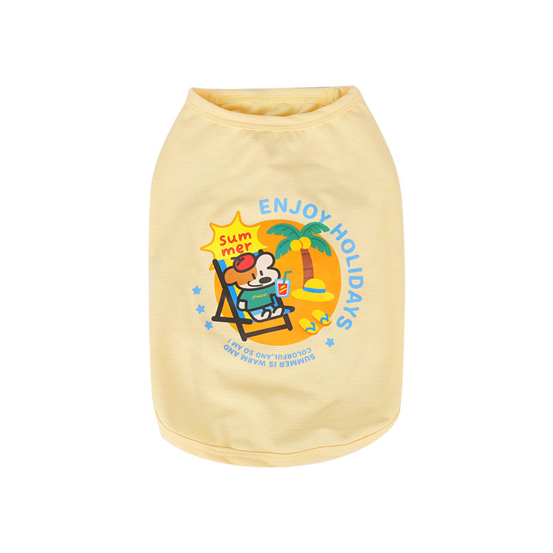 Factory Wholesale Fun Spring Summer New pet Clothes dog Cool Touch Vest