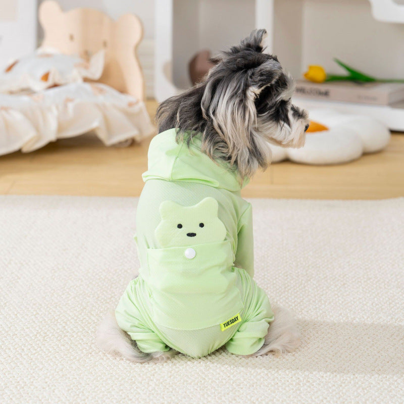 Dog cooling vest - summer anti-insect, four-legged, ice-feel sun protection, antibacterial pet cooling shirt - short sleeve