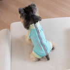 Pet apparel, dog clothes, four-legged outfit, korean style, new spring/summer collection, 26-zipper, cooling four-legged suit