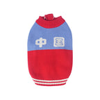 Autumn Winter Warm Zipper Knitwear Two-leg Small dog Sweater Factory