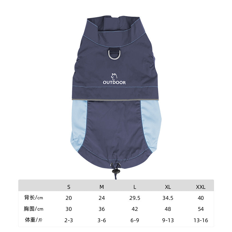 dog Breathable pet Clothes Small Dogs Schnauzer Puppy Clothes Breathable Summer Sun Protection Jacket