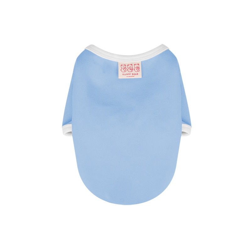 Factory Direct pet Fall Winter Undershirt Teddy Bichon Schnauzer Versatile Solid Color dog Clothes Wholesale