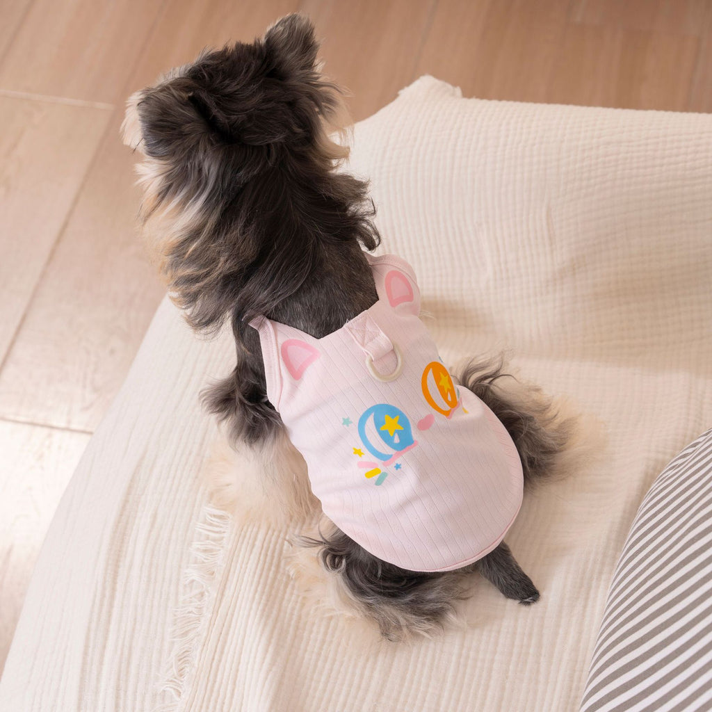 Pet clothes pet dog vest pet clothing suspenders spring summer new style 26 cute cat printing suspenders