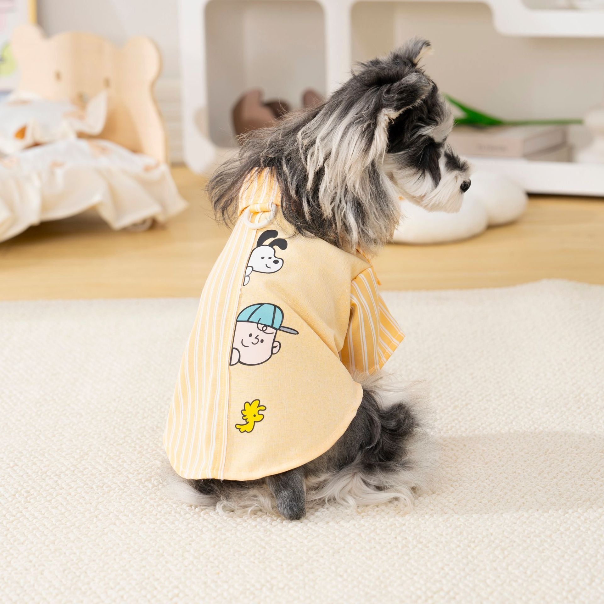 Pet clothes dog cat clothes breathable pet clothing spring and summer new pet 26 fun patchwork shirt