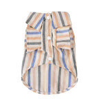Pet clothes dog cat clothes breathable pet clothing spring and summer new pet 26 doll bear vertical stripe shirt
