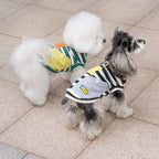 Cross-border new arrival amazon korean pet clothes fashiontrendy puppy clothes summer thin breathable t-shirt