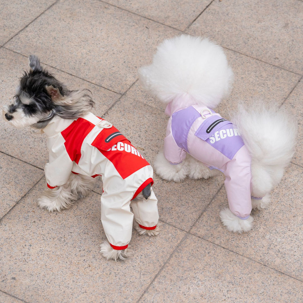 Spring and summer clothes, four-legged thin style, new style jacket, teddy schnauzer spring clothes, 26 cool wind flap pocket pants, four legs