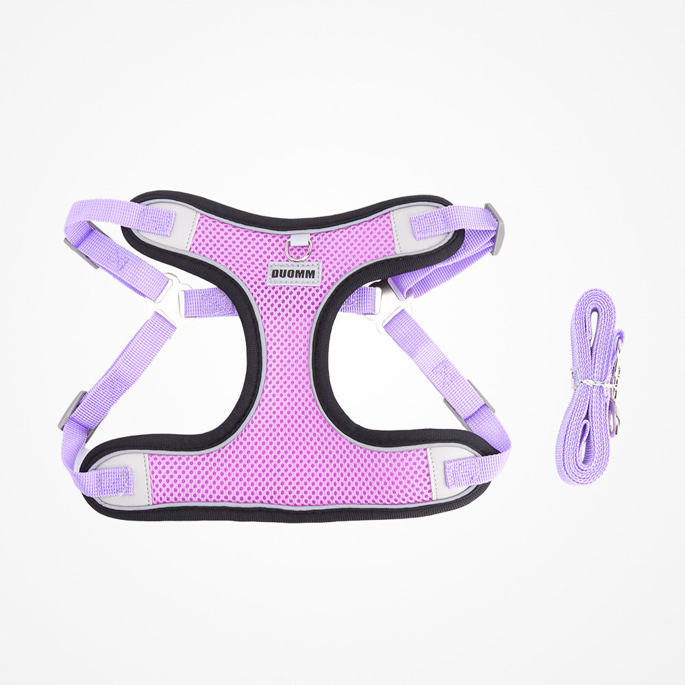 Summer New Leash Lightweight pet Harness Vest Breathable dog Harness