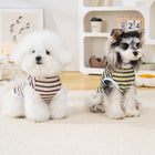 Pet clothes dog clothes pet apparel spring/summer new pet vest 26 korean style mesh striped vest