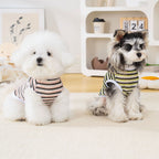 Pet clothes dog clothes pet apparel spring/summer new pet vest 26 korean style mesh striped vest
