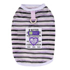 Pet clothes dog clothes pet apparel spring/summer new pet vest 26 korean style mesh striped vest