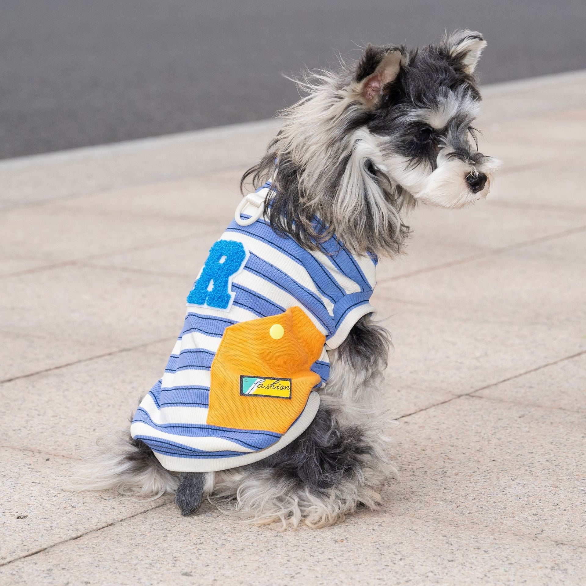 Cross-border new arrival amazon korean pet clothes fashiontrendy puppy clothes summer thin breathable t-shirt