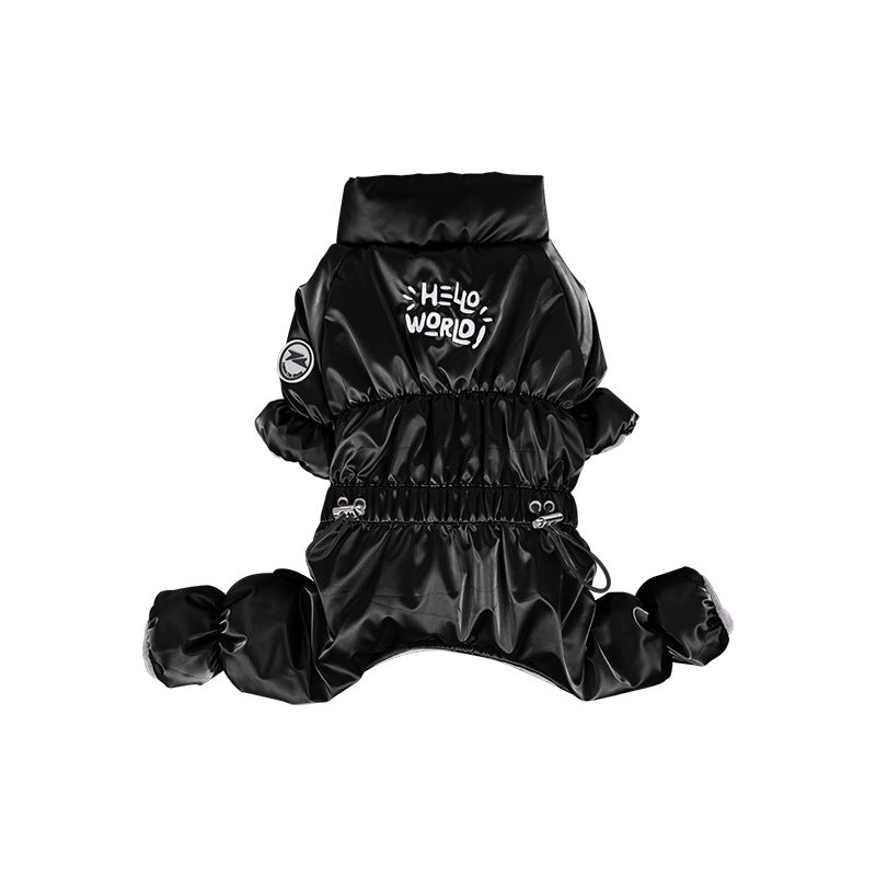 pet Fall Winter Cotton Jacket Schnauzer Bichon Four Leg Outdoor pet Clothes Wholesale