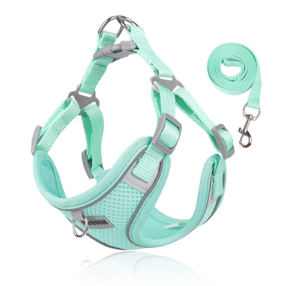 Summer New Leash Lightweight pet Harness Vest Breathable dog Harness