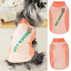 Pet cat & dog clothes - spring/summer lightweight vest for small breeds (bichon, teddy, schnauzer) - color block design, breathable