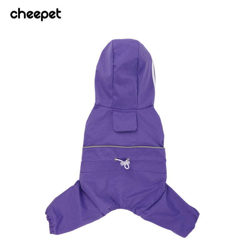 Cross Border pet Outdoor Windbreaker Waterproof Teddy Bichon Schnauzer dog Raincoat