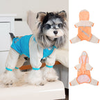 Dog raincoat pet apparel - waterproof rain jacket for all seasons (spring, summer, autumn, winter) - teddy, bichon frise & other small breeds - 26 color block designs