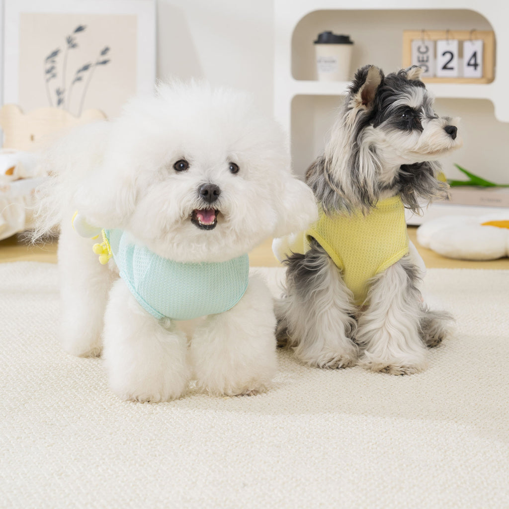 Pet clothes dog cat clothes breathable pet clothing spring and summer new pet vest 26 little elephant vest