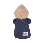 pet Two Leg Cotton Jacket Fall Winter Warm Windproof Waterproof dog Clothes Hooded Leash Outdoor