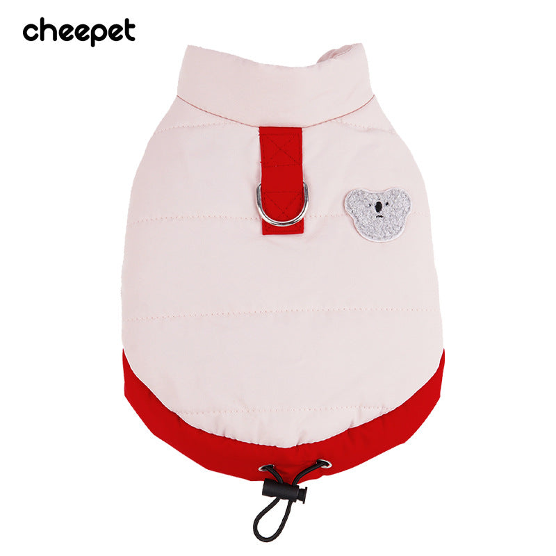 Fall Winter New Thickened Cotton Jacket Warm pet Teddy Corgi Outdoor pet Clothes Wholesale