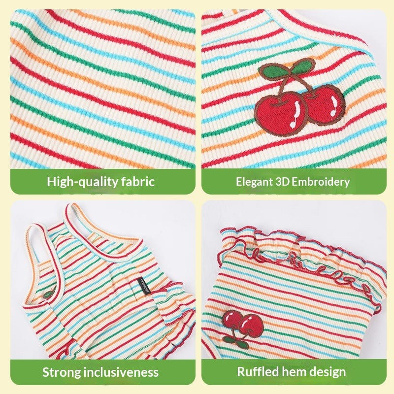 pet Bichon dog Clothes Lightweight Spring Summer Two Leg Small to Medium Dogs Teddy dog Clothes Wholesale