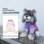 pet Color Block Vest dog Warm Small Dogs Teddy Bichon Thickened Windproof Outdoor Fall Winter Collection