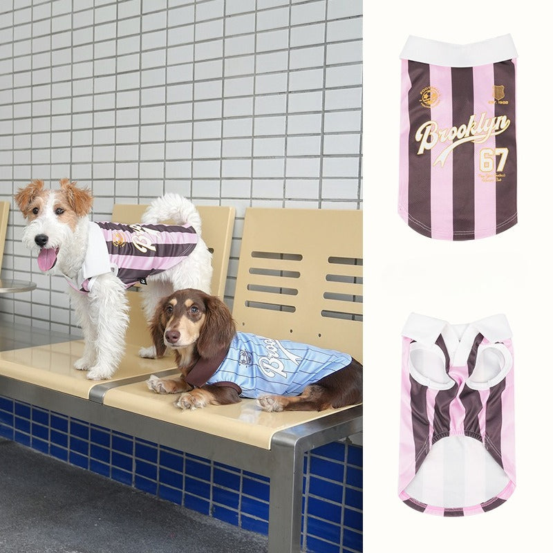 World Cup pet Couple T-shirt dog Summer Lightweight Jersey