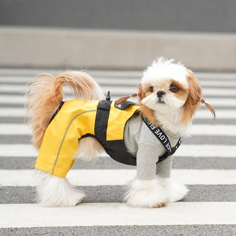 dog Clothes Spring Summer Two Leg Outerwear Schnauzer Outdoor