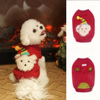 pet Fall Winter dog Sweater New Year Teddy Bichon