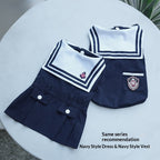 dog pet Summer Vest Dress Breathable Versatile Bichon Schnauzer Solid Color