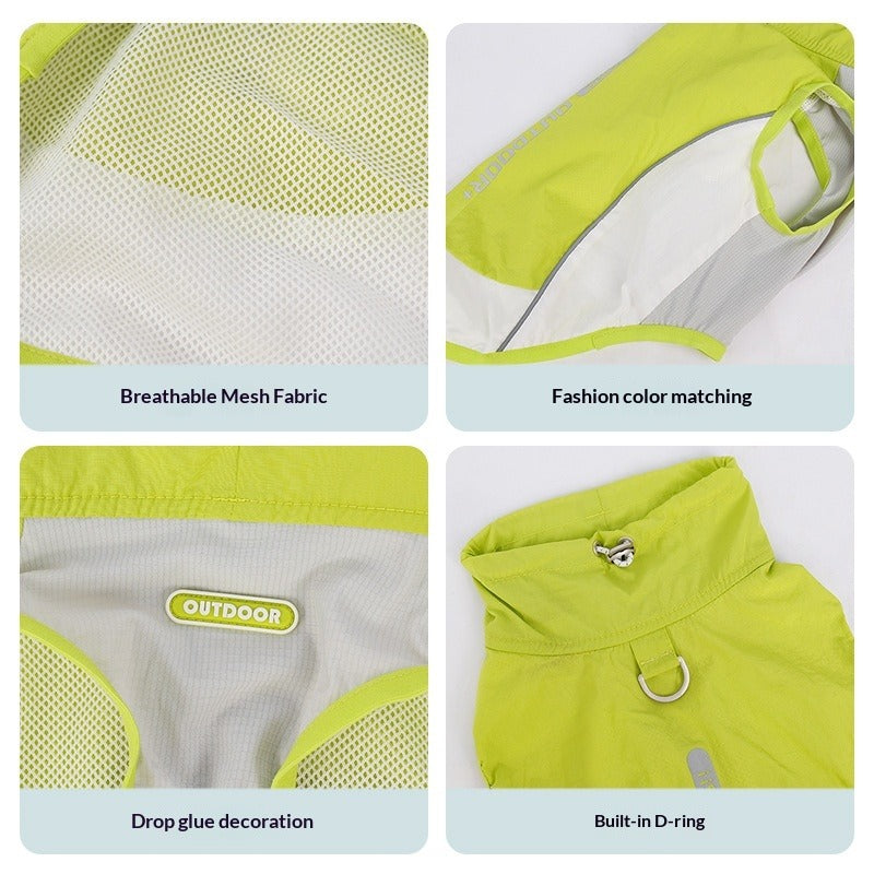 pet Outdoor Sun Protection Jacket Summer Outdoor Small Dogs