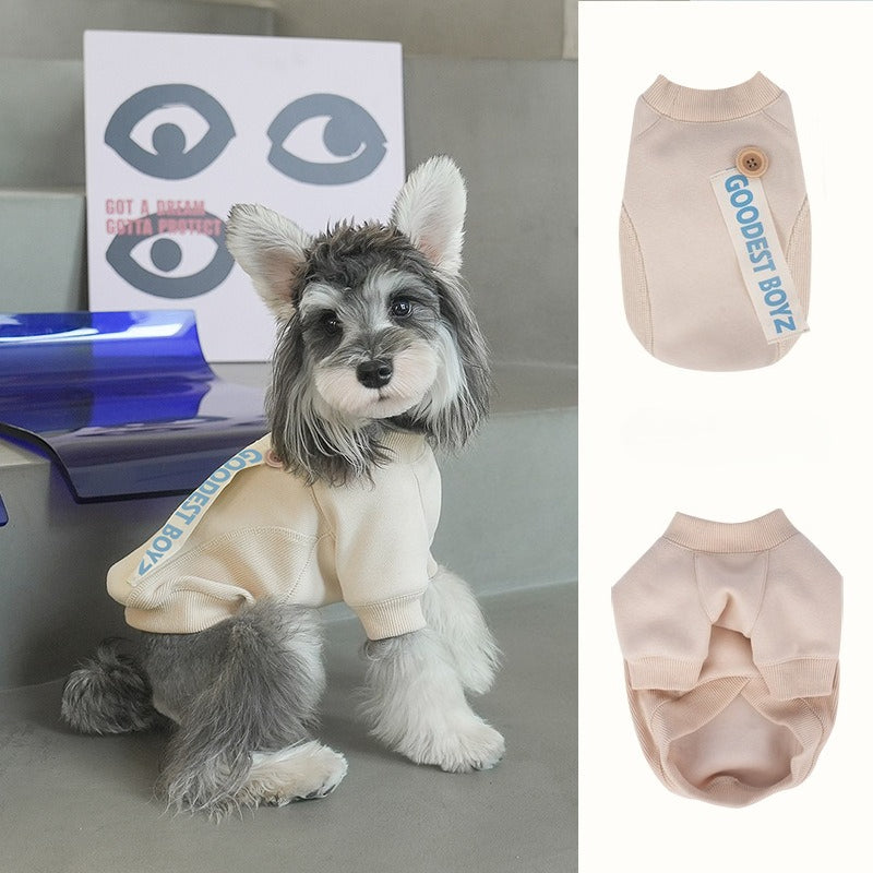 pet Fall Winter Two Leg Hoodie Teddy Maltese Warm Puppy Clothes