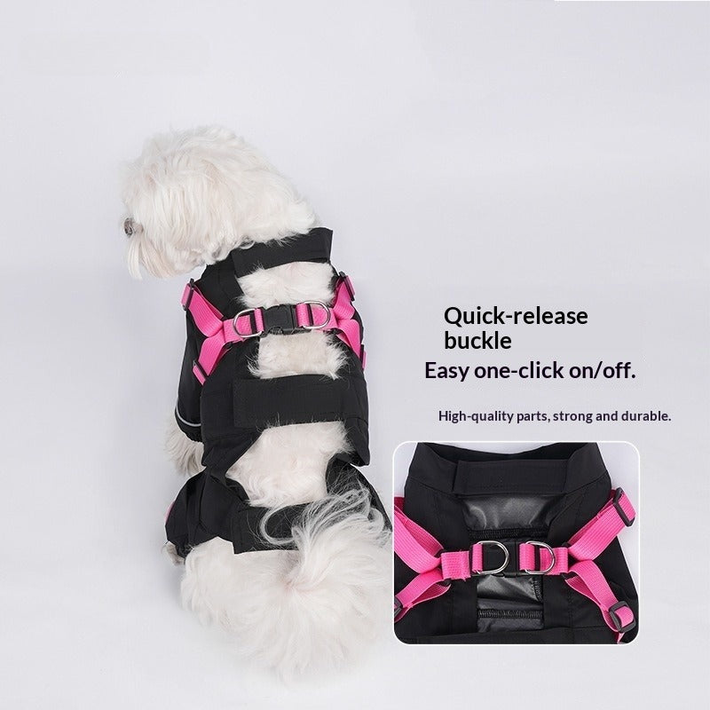 Outdoor pet Spring Summer dog Stain Resistant Outdoor Harness Leash Walking