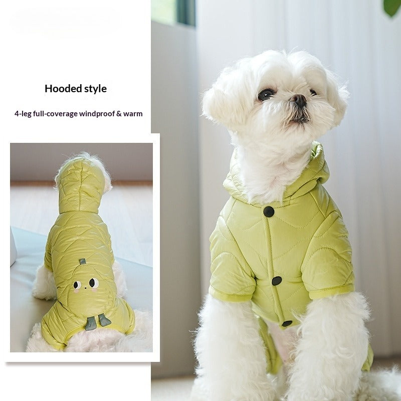 dog Four Leg Cartoon Outdoor Windproof Teddy Bichon Small Dogs dog Clothes Wholesale