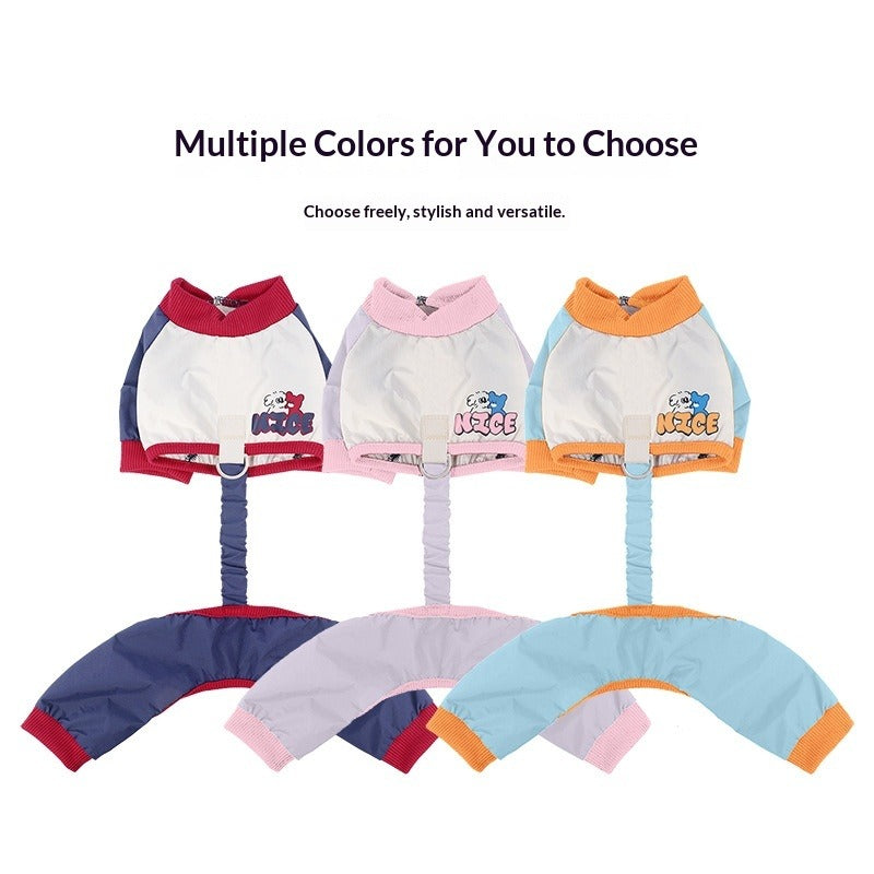 pet Spring Summer Outdoor Stain Resistant Waterproof Walking Teddy Schnauzer dog Wholesale