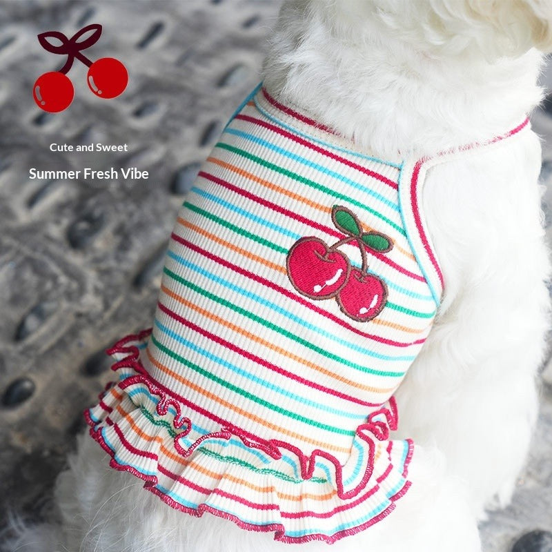 pet Bichon dog Clothes Lightweight Spring Summer Two Leg Small to Medium Dogs Teddy dog Clothes Wholesale