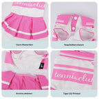 Spring Summer New Arrival dog pet Clothes Dress Tennis Bichon Schnauzer Sleeveless Skirt
