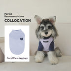 pet Fall Winter dog Maltese Small Dogs Color Block Cotton Jacket Vest Warm