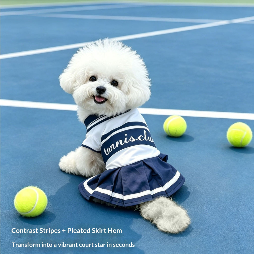 Spring Summer New Arrival dog pet Clothes Dress Tennis Bichon Schnauzer Sleeveless Skirt
