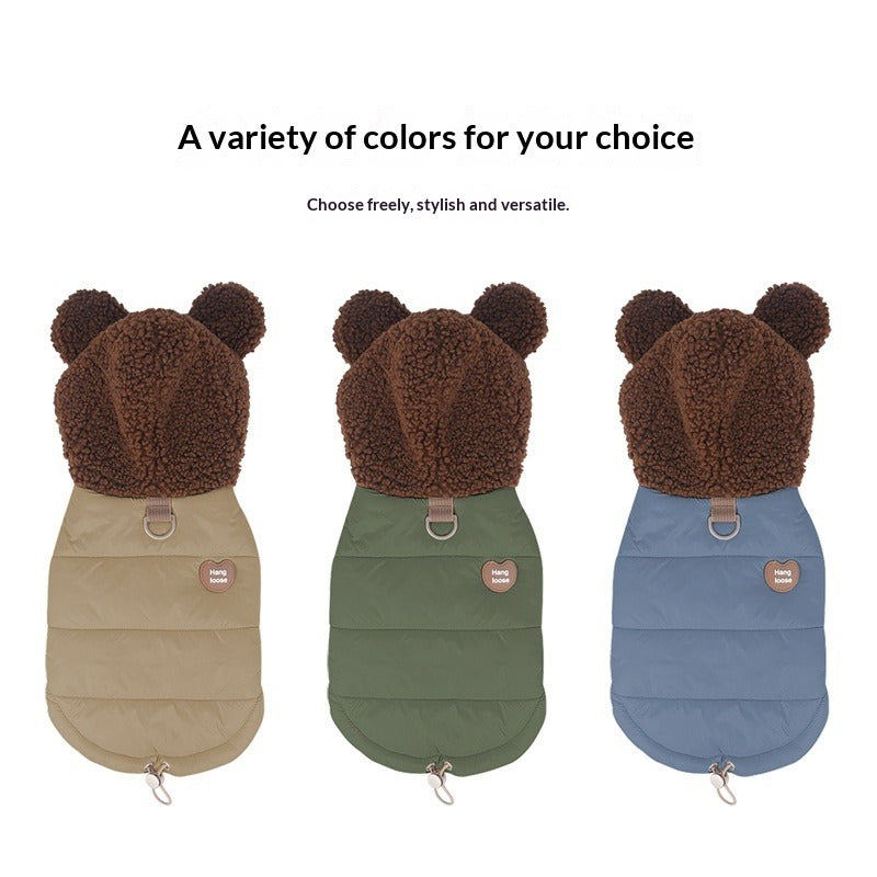 dog Clothes Fall Winter New Teddy pet Clothes Winter Thickened 25warm