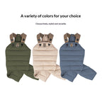pet Clothing Fall Winter dog Maltese Teddy dog Leash-friendly One Piece Cotton Jacket Wholesale