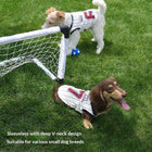 2026 New Fun pet Clothes dog Summer Lightweight Soccer Small to Medium Dogs Sportswear Dachshund
